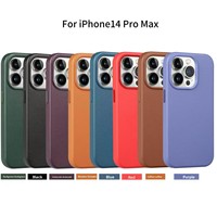 Étui de protection officiel en cuir PU magnétique personnalisable avec logo, antichoc et antichute pour iPhone 17 Pro Max et 16 Plus