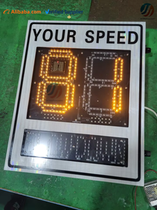 Señal de Límite de Velocidad con <span class=keywords><strong>Radar</strong></span> Solar y Luz Estroboscópica, Señal de Velocidad con <span class=keywords><strong>Radar</strong></span> Directo de Fábrica - Product Image 4