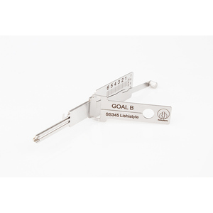 LISHI Style Lishi Tool SS345 Lishistyle Japan GOAL B Lock 2 en 1 Unlock Door Pick Set Herramientas de cerrajería - Product Image 5