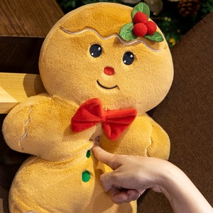 Vente en gros d'usine : Peluche de Noël au design de dessin animé, jouet personnalisé, coussin décoratif promotionnel pour fêtes, maison et décoration de Noël - Product Image 5