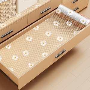 Daisy Pattern Drawer Mat <b>EVA</b> Waterproof Non Stick For Wardrobe Kitchen Cabinet Storage Organizer Rectangle Shape - Product Image 1