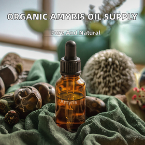 Huile Essentielle d'Amyris 100% Pure Biologique Certifiée ISO, Distillée à la Vapeur, Anti-Âge, Marque Costemise, Fabricant OEM/ODM en Gros - Product Image 2