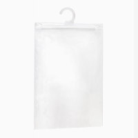 Sacs suspendus en plastique pvc, pour sous-vêtements et gants de bikini, grands sacs en plastique avec fermeture éclair