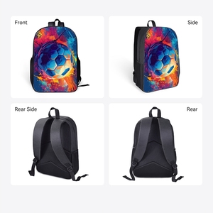Pedido Mínimo 1 Pieza, Mochila Unisex de Poliéster con Estampado de Dibujos Animados y Cierre de Cremallera, Tamaño 17 Pulgadas para Estudiantes de Primaria y Secundaria, Adolescentes - Product Image 6