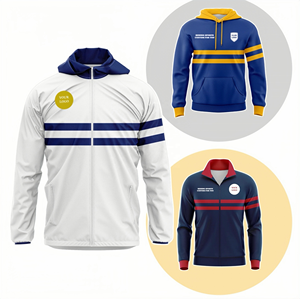 Heren Jassen Voor Training Water Proof Track Anorak Plus Size Lange Jas Heren Losse Hardloopjas - Product Image 1