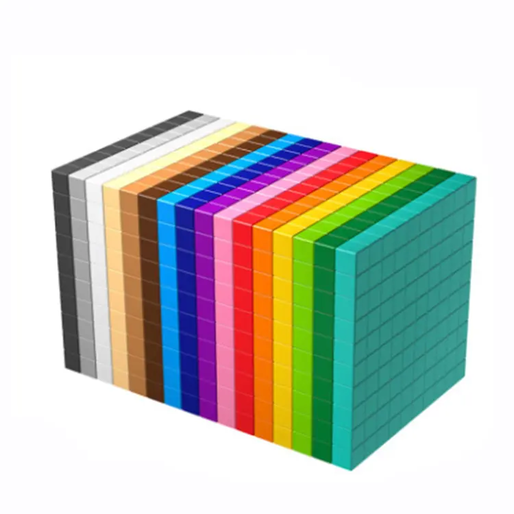 Balin enfants 3D ABS jouets éducatifs Cube magnétique blocs de construction colorés jouets empilables pour bébé cadeau Mini Puzzle numérique