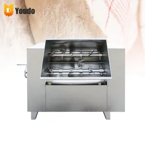UDBX-100 Industrial Electric Commercial Vacuum Fish Minced Meat Stuffing Blender Sausage Meat Mixer Mixing Machine For Pie