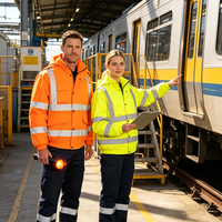 Veste de travail haute visibilité pour l'hiver, résistante au froid, réfléchissante, pour les mineurs, les ouvriers du bâtiment, les marchands, les travailleurs industriels, uniforme de travail OEM