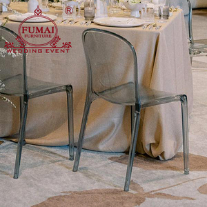 Acrílico eventos fiesta cristal PC comedor transparente fantasma boda silla - Product Image 1