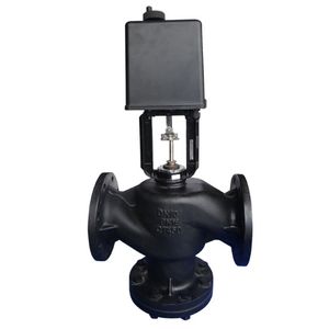 วาล์วควบคุม2ทาง, วาล์วปรับสมดุล AC24V AC220V 7100 DN80 - Product Image 5