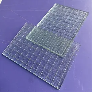 6mm obscure nashiji pattern wire mesh fire rated glass Safety fireproof wire mesh laminated glass