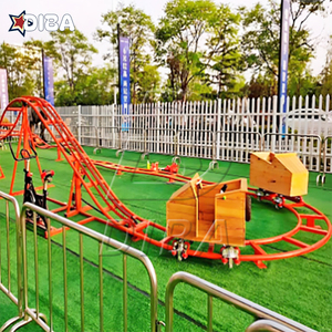 Mini Montagnes Russes en Bois et Acier Propulsées par l'Énergie Humaine pour Parcs d'Attractions - Utilisation Extérieure Capacité <span class=keywords><strong>3</strong></span> Personnes - Product Image 6