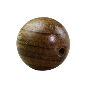 Natural Solid <b>Wood</b> Golden <b>Silk</b> Nanmu Beads 10mm <b>Polished</b> Scattered Beads For DIY Buddhist Prayer Bracelet Accessories - Product Image 3