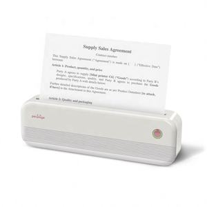 เครื่องพิมพ์กระดาษ A4แบบพกพา P40ไร้สายเครื่องพิมพ์สำหรับเดินทางสำนักงานโรงเรียนบ้านสำหรับ iOS Android <span class=keywords><strong>App</strong></span> 203dpi - Product Image 1