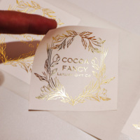 Étiquette autocollante personnalisée avec logo holographique, résistante à l'huile, imperméable, estampage à chaud dorée, pour l'emballage de produits chimiques quotidiens