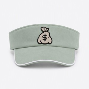 Casquette de sport de luxe en faux daim avec visière, logo personnalisé tissé, pour le golf, le tennis et les activités de plein air, ajustable, vente en gros - Product Image 2