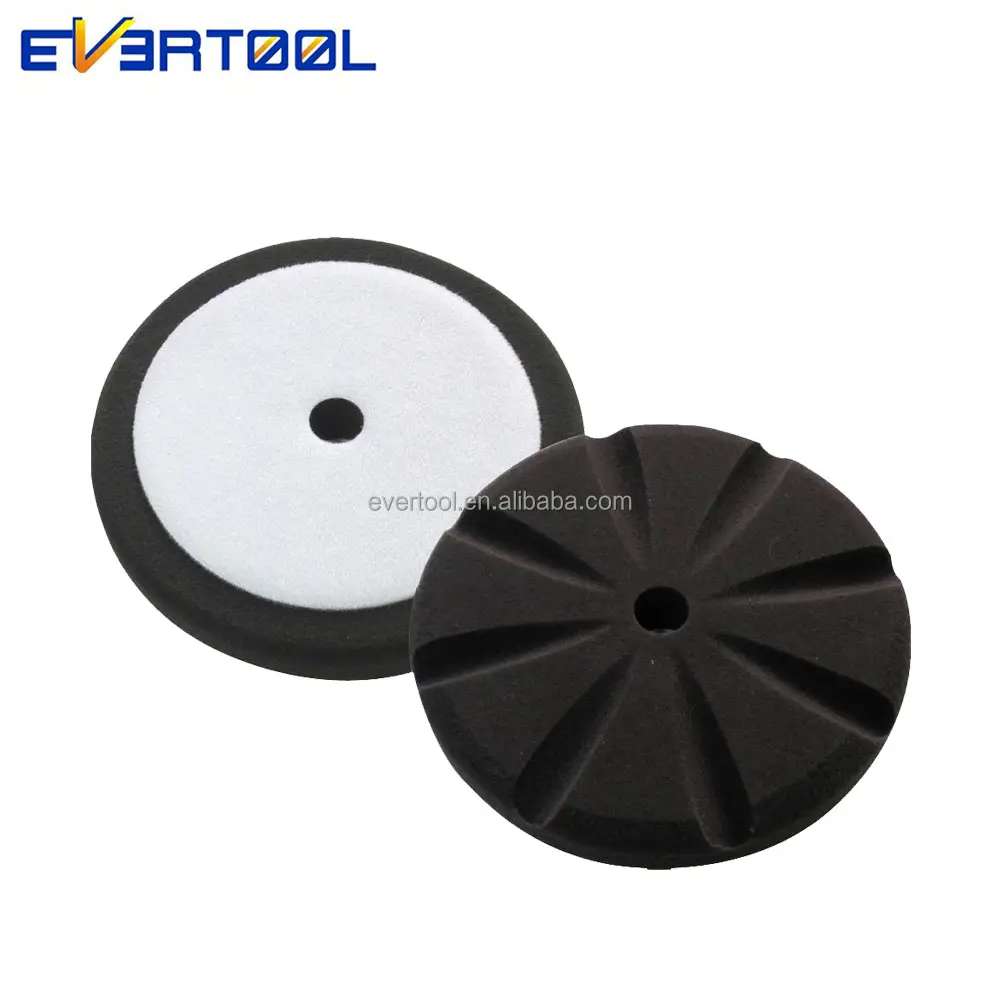 EVERTOOL Car Scratch Polish Black Polishing Head 200mm Sponge Polishing Foam Pad