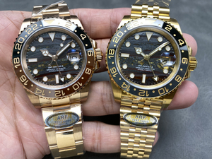 Nhà máy sản xuất mô hình mới màu xanh lá cây GMT Tiger-Eye đá quay số của nam giới cơ khí Đồng hồ đeo tay 40mm sang trọng tự động đồng hồ - Product Image 2