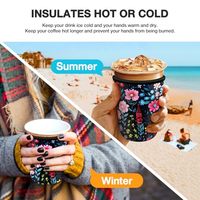 Coozies isothermes antidérapants personnalisés à imprimé animalier pour événements d'entreprise – Idéal pour les cadeaux promotionnels