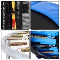 Trampoline de jardin pour enfants, trampoline de jardin, pour enfants, 8 pieds 10 pieds 12 pieds, 14 pieds, avec clôture de sécurité/échelle