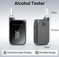 Airsense H3 Industriel, Détection minimale 0,02 mg/L, Garantie 1 an, Fonctionnement à un bouton, Éthylotest portable à capteur à pile à combustible 2000