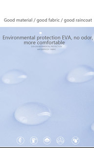 Mode EVA saine douce réutilisable adulte <span class=keywords><strong>trench</strong></span> vêtements de pluie imperméables para lluvia pour femmes hommes en plein air - Product Image 2
