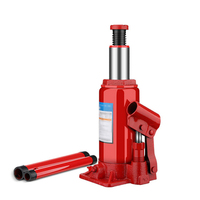 Cric de bouteille hydraulique 6 T robuste à bas prix 12 outils automatiques en acier de 6 tonnes cric de bouteille de qualité d'ascenseur de voiture