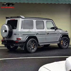 Ventes d'usine 2019-2025 G-Class <span class=keywords><strong>Station</strong></span> <span class=keywords><strong>Wagon</strong></span> G63 Becquet arrière W464 Diffuseur avant en carbone Style supérieur W464 Diffuseur arrière Pare-chocs avant - Product Image 3