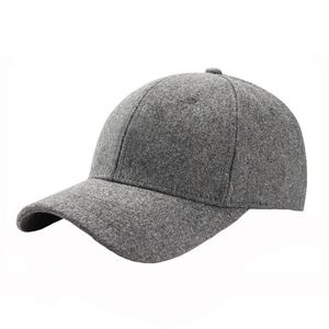 Casquette de sport unisexe en laine d'hiver avec logo personnalisé, casquette de baseball épaisse et chaude pour homme, couleur unie, anti-froid, casquettes de sport pour femme - Product Image 3