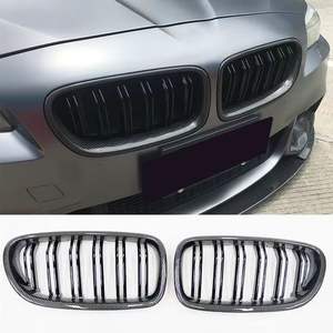 Parrilla de Fibra de Carbono F10 para <span class=keywords><strong>BMW</strong></span> Serie 5 F10 F18, Parrilla Negra de Una Sola Lama - Product Image 6