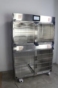 Vente en gros d'usine de cage d'élevage de chiens en acier inoxydable vétérinaire, présentoir multifonctionnel pour animalerie, cage d'hôpital - Product Image 4