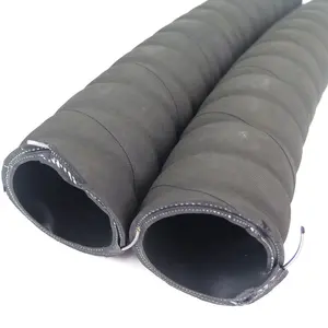 10Bar Corrugated Industrial Multi Purpose Rubber Flexible Air Water Delivery Hose