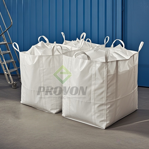 カスタムジャンボバッグ耐久性0.5-3トンオプション4ループリフティングヘビーデューティ構造100% バージンPpクロススリングプリントロゴビッグバッグ - Product Image 4