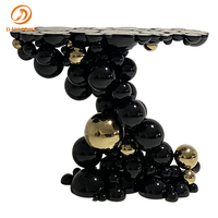 Tables consoles sur mesure en métal, bois et aluminium, tables consoles de luxe, meubles modernes pour salon
