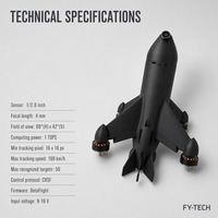 Plateforme à aile fixe FY-TECH FY-IFW avec caméra de suivi de sujet par IA 1 TOPS BetaFlight CRSF 9-16V pour inspection et relevés
