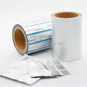 Hanlin — emballage de tablette certifié AL/PE, 10 sachets d'étain imprimée de qualité médicale