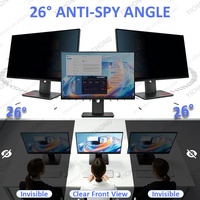 Protection d'écran anti-UV amovible, anti-espionnage, directement de l'usine, pour moniteur d'ordinateur de bureau LENOVO 27 pouces 16:9, filtre de confidentialité