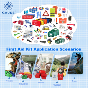 Trousse de premiers secours automobile DIN13164 approuvée CE, kit médical pour arrêter les saignements, avec garantie de 5 ans, boîte en plastique PP - Product Image 5