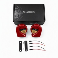Bocina de Caracol Mitsuba 12V 24V, Bocina de Coche Estilo Japonés Resistente al Agua, Súper Fuerte 125dB, Altavoz Universal para Camiones y Coches