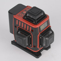 Niveau laser infrarouge haute précision, lumière puissante, ligne fine verte/rouge, 16 lignes, modèle à nivellement automatique