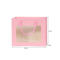 Emballage personnalisé pour fleurs, sac en papier transparent pour bouquet, cadeau, mariage, festival, emballage en papier pour bonbons, boîte à dragées de mariage