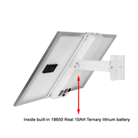 Caméra solaire IP Wi-Fi sans fil 4K PTZ mini 30W 10AH, comparaison Ezviz, fonctionne 2-3 jours sous la pluie