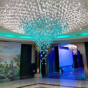 מלון יוקרה אישית וילה הנדסת פרויקט מודרני זכוכית מנופחת אבן נברשת - Product Image 2