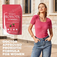 Gummies probiotiques pour femmes Vitahealthy OEM/ODM, mélangées à des baies de canneberge, gummies probiotiques pour femmes pour la santé vaginale