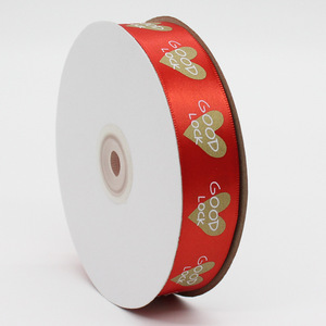 SweetLove Satin Ribbon 2cm Printed Wedding Gift Packaging Ribbon - Product Image 4