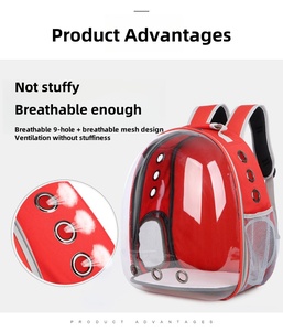 Sac à dos de transport <span class=keywords><strong>pour</strong></span> animaux de compagnie, respirant et robuste, <span class=keywords><strong>pour</strong></span> chiens et chats, voyages en plein air - Product Image 6