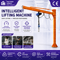 Palans électriques intelligents à chaîne avec moteur servo à vitesse variable en continu, capacité de levage de 500 kg, grue d'équilibrage