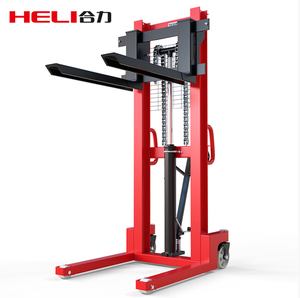 전동 팰릿 트럭 수동 포크리프트 핸드 팰릿 리프터 스태커 (2-3단 마스트, 1000-2000kg 용량) - Product Image 5