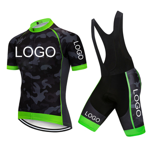 自転車ユニフォームセットサイクリングジャージービブショーツプラスサイズトライアスロン服カスタムRopa Ciclismoスポーツシャツ - Product Image 1