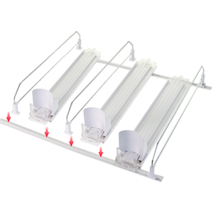 Bán Buôn Cửa Hàng Tạp Hóa Mùa Xuân Nạp Kệ Pusher Hệ Thống Khay Đồ Uống Hiển Thị Đóng Hộp Tổ Chức Cho Tủ Lạnh Uống Pusher - Product Image 1